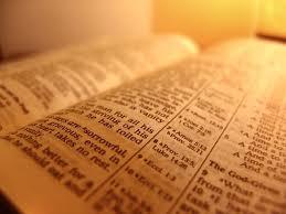 An open Bible